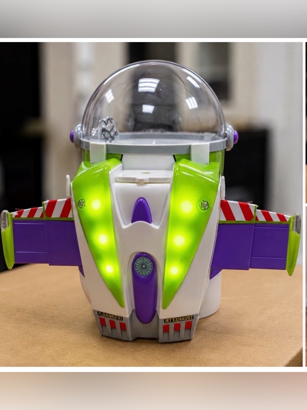 Regal Theater Toy Story 5 Souvenir light up Popcorn bucket w drink attachment
